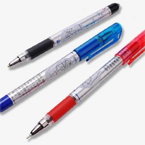 볼펜 선물용 고급 특이한 필기감좋은 0.8MM 3개, 파랑