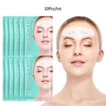 미간주름패치 얼굴 이마 눈가 팔자 주름 리프팅 패치 테이프 제거 보습 처진 스무딩 라인 스킨 케어 도구, 10개