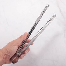 악어 집게 고기굽는 먹방 각설탕 캠핑용 얼음 고깃집 파스타 스파게티 삼겹살 집게, 1개, 대(24cm)