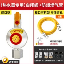 LPG 가스자동차단기 음성형 가스안전자폐밸브, 특수온수기(나사식)+방폭가스관1m