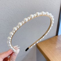 수스다 러블리st 진주헤어밴드 머리띠
