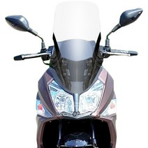 SYM 제트14 윈드스크린, 스모크 65cm, 1개