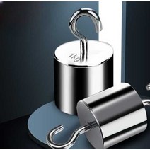 표준분동 고리형 계근대 저울추 무게추 100g 200g, 더블 후크 20g 무게