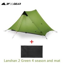 텐트2021 새 버전 230cm 3f ul 기어 lanshan 2 초경량 캠핑 34, gn 4 시즌 앤 매트