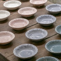 포르투갈 메세라미카 티에라 줄리엣 - 종지 (4컬러 택1), 크리스탈블루, 1개