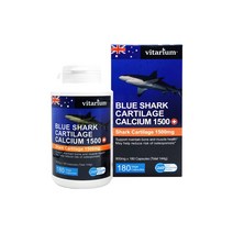 호주 비타리움 청상어연골 칼슘 1500 180캡슐 Vitarium Blue Shark Cartilage Calcium 180 Capsules