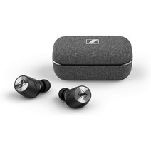 SENNHEISER Momentum True 무선 2 - 능동 소음 제거 스마트 포즈 맞춤형 터치 컨트롤 및 28시간 배터리 수명을 갖춘 블루투스 인 이어 버드 블랙(M3IET, Black