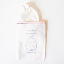 포그린넨워크 베이비 오가닉 코튼 턱받이, 없음