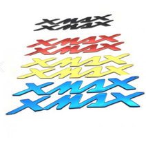 야마하 XMAX TMAX 3D칼라 엠블럼 튜닝스티커 야마하XAMX300 TMAX530(실버), 1개
