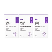 본아페티 조인트캡스 강아지 관절 영양제 노령견 슬개골 애견 영양제 좋은음식 60정 3개