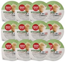 햇반 발아현미밥 작은공기 130G X 12개 (3번들 4개)