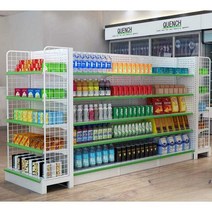 진열대 약국 편의점 건강기능식품 경량 양면 메인선반, 상세 페이지 참고, C