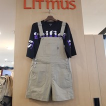 리트머스 여성 여름신상세일!! 멜빵바지!! 예뻐요!! 5부 멜빵 숏팬츠 반바지