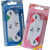 에이원 1+1 트윈수정테이프 사무용