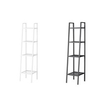 이케아 IKEA 정품 LERBERG 레르베리 4단 철제 선반 화분 진열대, 다크그레이, 슬림 4단, 1개