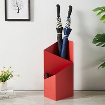 홈 카페 호텔 철제 우산꽂이 2단 컬러 현관 인테리어 우산통 보관함 정리함, 815화이트