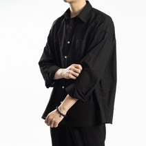 남자 오버핏 린넨 긴팔 셔츠 봄 여름 가을 남방 GA0575