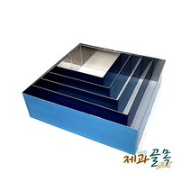 제과골목 무스사각 무스링 높이7cm 미니(120x120mm) 떡케이크틀1개