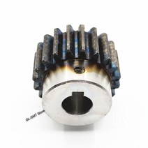 웜기어 베벨기어 톱니바퀴 1Pcs 담금질 5 모듈 평 기어 모터 M 17T30T 45 기계식 변속기 키 웨이 보어 10mm, 01 1.5M17T_02 10mm(4x1.8mm)