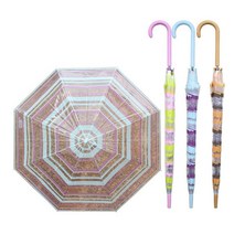 줄무늬 투명우산 -N/그림우산/비닐우산/자동우산/우비/비옷/우의/아동우산/장마철대비