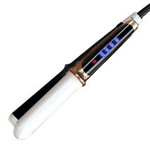 볼륨 고데기 뿌리볼륨 헤어스타일링 음이온 전기 부목 헤어 스트레이트 너 플랫 아이언, 에게, 흰색 02