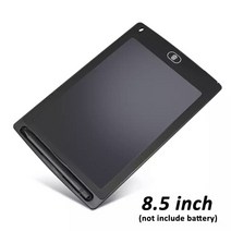 드로잉패드 액정타블렛 웹툰그리기패드 디지털 LCD 그래픽 보드 필기 게시판 어린이용 교육 완구 창의적 글쓰기 드로잉 태블릿 메모장 8.5 인치 12, [02] 8.5 inch black