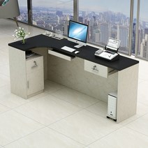 계산대 카운터 포스기 매장 인포 데스크 식당 서랍형 1200 프런트 커피숍 접수대 17, 160x80x80cm, 라이트다크호두테이블