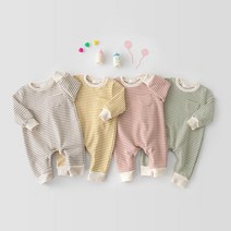 루라줌) 신생아 아기 베이비 6개월 백일 돌아기 두돌 유아 단가라 옆줄 포켓 점프슈트 바디슈트 롬퍼 외출복 문센룩 봄 간절기 아기출산선물 아기옷 백일선물 돌선물 조카선물