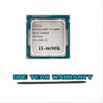 조립식 컴퓨터 2인용 모던인텔 코어 i5 4690K 3.5GHz 6MB 소켓 LGA 1150 쿼드 코어 CPU 프로세서 I5-4690K, 한개옵션0