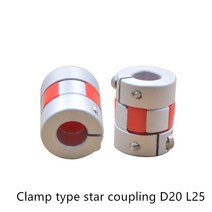 MDPS커플링 자동차 현대호환 3D 프린터 커플 링 슬라이드 레이저 조각 기계 D20 L25 클램핑 유형 레드 스타, 03 3mm to 4mm