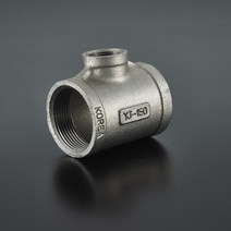 영진 스테인리스 나사식 관이음쇠 - 이경 티 Tee Reducer 15A*10A, 1개