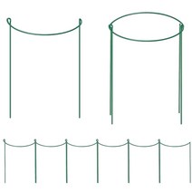 반원 식물지지대 화초 화분 원형 수국 백합 나리꽃 지주대, 높이 50cm
