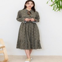 이지리치 여자플라워밑단프릴원피스 여성 프릴원피스 프린팅원피스