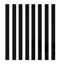 흑경 아크릴 천장 TV 배경 벽 거울 스티커 장식 자체 접착 간단한 셀프시공, 블랙 폭 1.5cm 길이 1.2m (2줄)