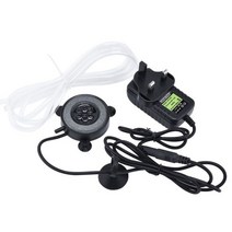 수중 잠수정 수족관 어항 조명 색상 변경 LED 공기 방울 램프 어항용 산소 만들기, UK Plug