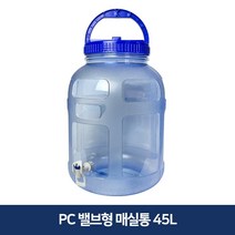 형창플라스틱 PC 밸브형 매실통 45L, 1개