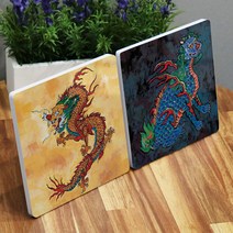 te092-폼아크릴액자18CmX18CmX2ea_행운을부르는용그림