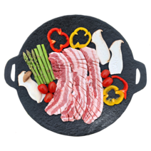 청주금속주물 무쇠 그리들 전통방식 길들인 솥뚜껑 업소용 가정용 캠핑불판 고기판, 무쇠그리들 48cm