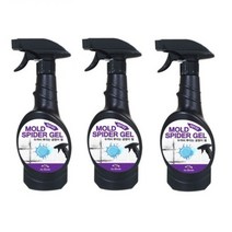 두꺼비 블랙스파이더 뿌리는 곰팡이제거제 찌든때제거 욕실 벽 벽지 곰팡이 방지 400mL, 3개