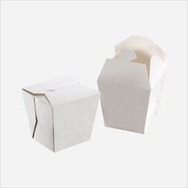 맘앤팩 딤섬용기 SL-P40oz 300개 일회용 종이 컵밥 도시락 박스 상자 배달 포장용기