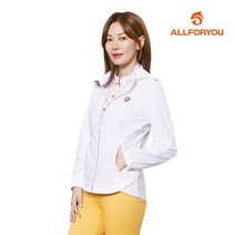 올포유 여성 나일론 스판 후드 점퍼 AWJUJ5305-100 G