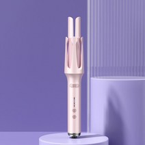 자동고데기 오토롤링 고데기 물결펌 단발 자동 회전 헤어 컬러 빠른 가열 세라믹 전기 조절 컬링 언 여성, 01 분홍색_01 미국
