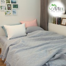 쏘메일 플리트 피그먼트 프릴 여름이불 S, 상세설명 참조