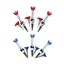 [일본 직구] 골프용품 yffsfdc 마그넷 롱 홀더 분실 방지 용품 액세서리 선물 6개들이 골프티 티