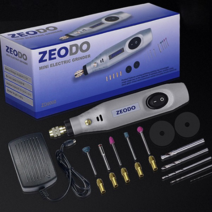 휴대용 미니 그라인더 조각기 전동 공구 저소음 균일속도, 1개