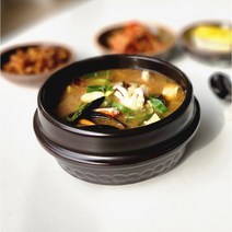 오래쓰는 뚝배기 오뚝이 세제 사용가능 무흡수 무균열 가정용 업소용 뚝배기, 오뚝이 뚝배기 4호