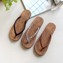 베이직한 스타일의 플립플랍 호피야 신발 구두 샌들 힐