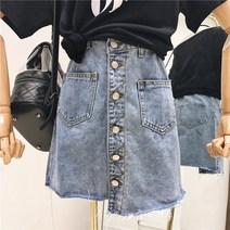 유앤미 여성 캐주얼 청 미니 스커트 YNM05