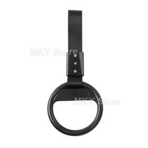 JDM 레이싱 스타일 Tsurikawa 링 지하철 기차 버스 핸들 핸드 스트랩 bosoku u 자동차 SUV 매력 드리프트, Black black