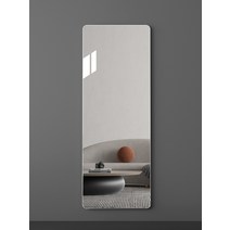 거치대형 전신거울 홈피트니스 메탈와이드 현관 실버, 벽걸이붙이기 30X120cm HD방폭